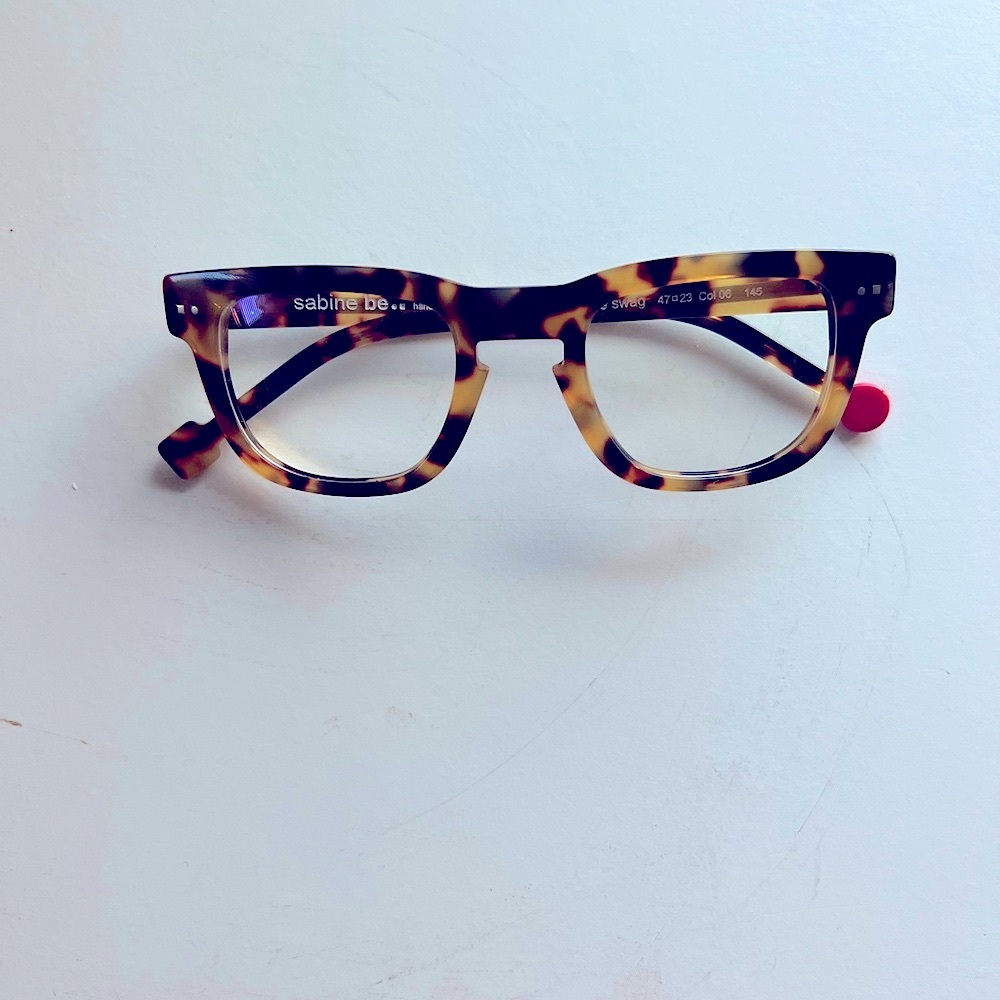 Vintage LIKE NEW Sabine Be Tortoise Shell Square Glasses